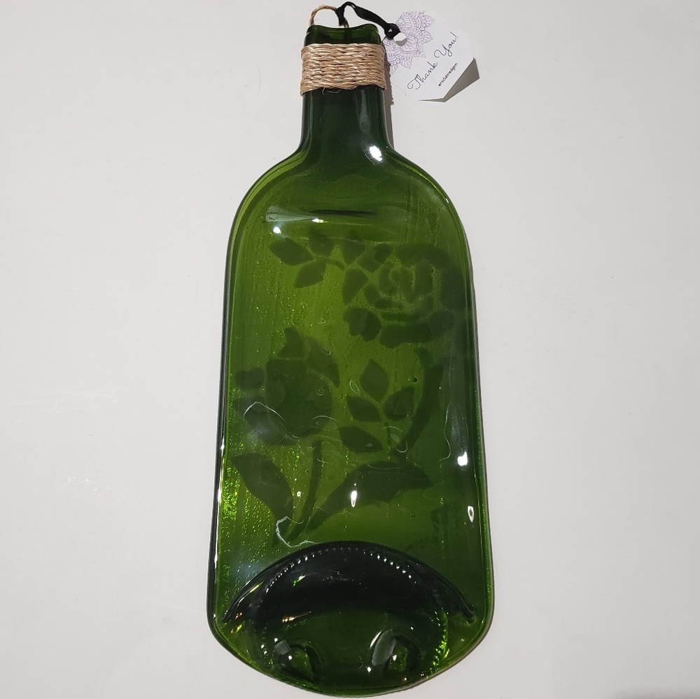 Slumped Bottle Serving Tray